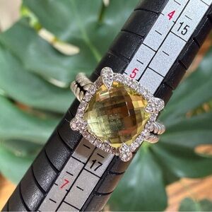 ❤️ David Yurman Chatelaine Diamond Ring Sz 5.5